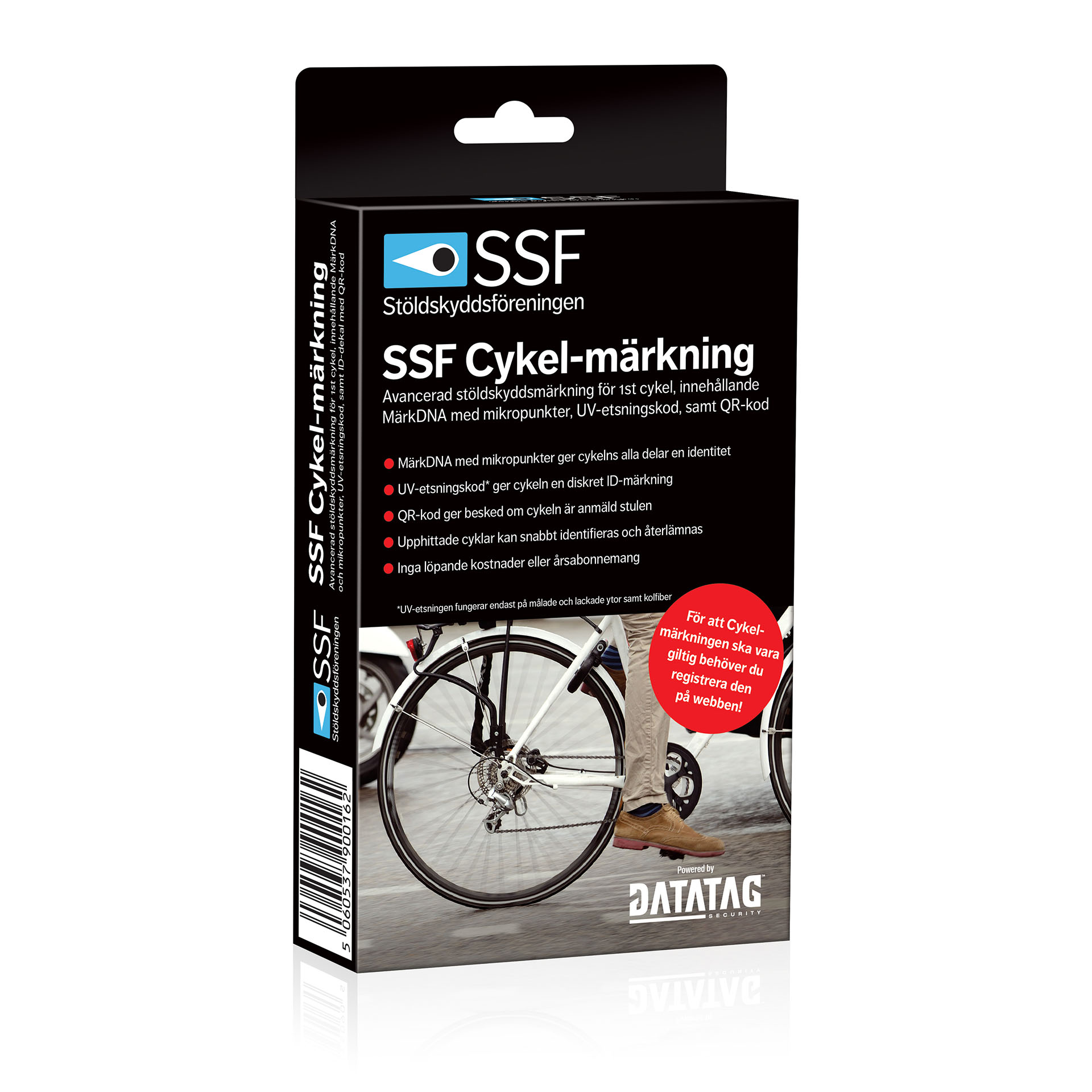 SSF Cykel-märkning –<br>40 kr rabatt