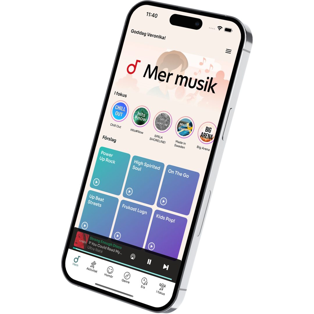 Medlemmarnas musiktjänst Mer musik – endast 45 kr/mån