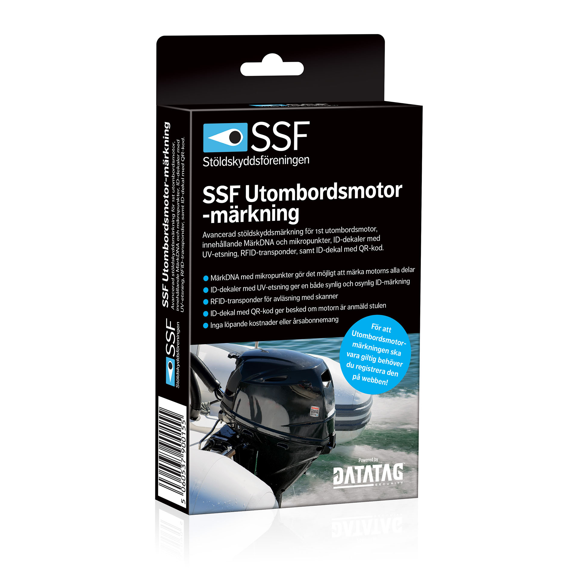 SSF Utombordsmotor-märkning – 50 kr rabatt